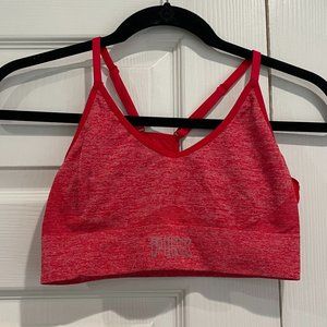 VS Pink Red Sports Bra